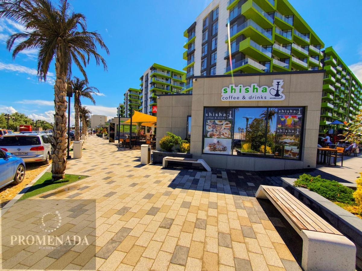 Rebeq Aparthotel Alezzi Beach Năvodari Exterior foto