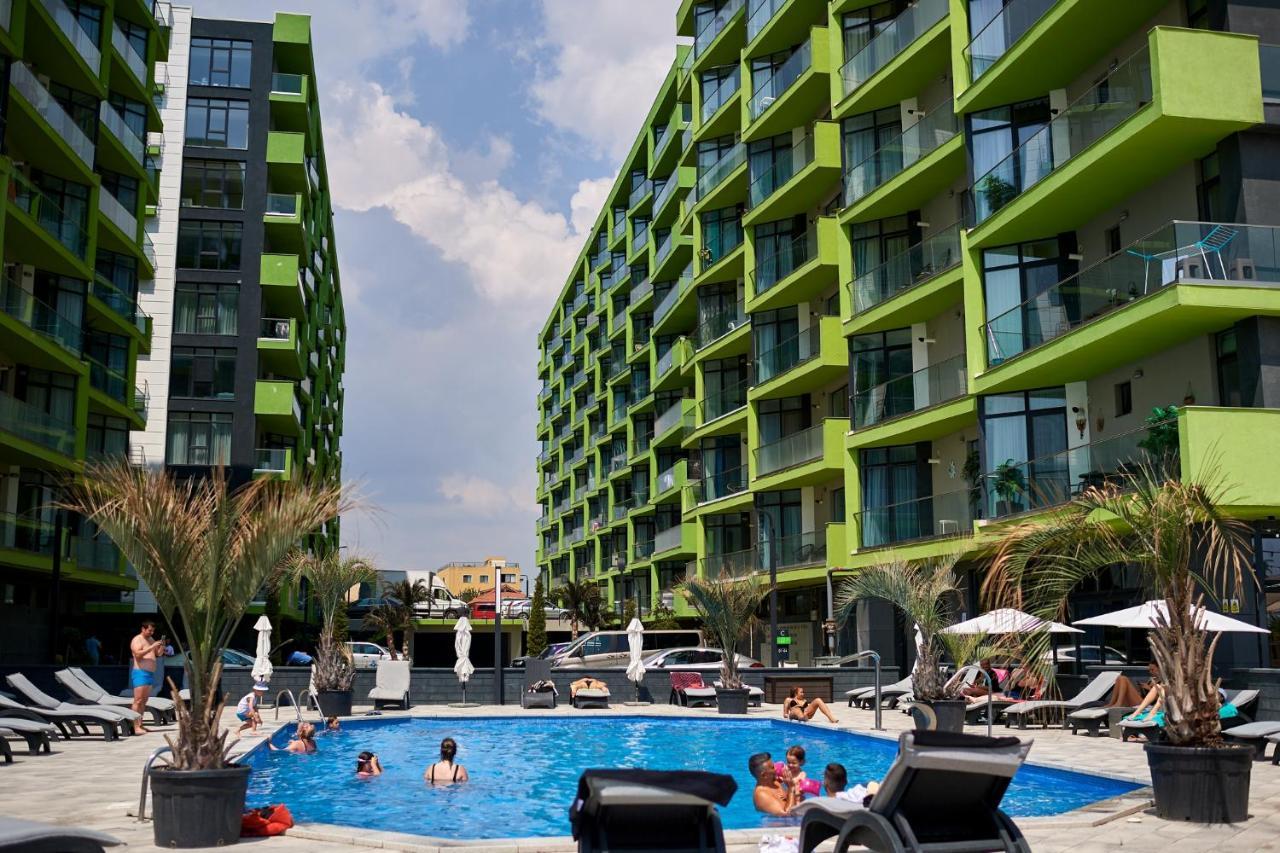 Rebeq Aparthotel Alezzi Beach Năvodari Exterior foto